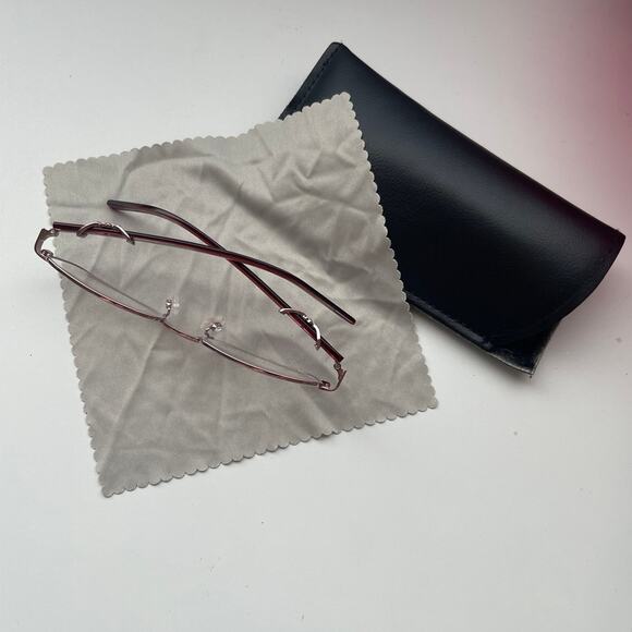 Roberto Steffani RSS 08 COL 30 Eyeglasses Frames Red Pink Square - Picture 8 of 9